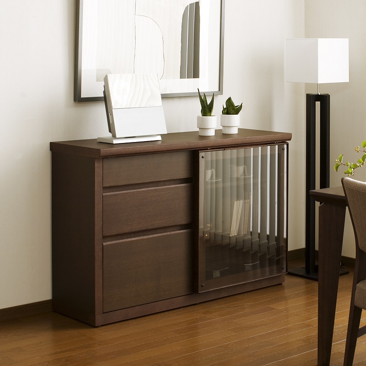 サイドボード 幅120cm HU4267 モカブラウン 通販 | 【公式】カリモク