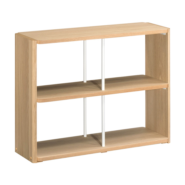 CLEARNEL サイドシェルフ HW3000 ピュアオーク サテンアイボリー 通販