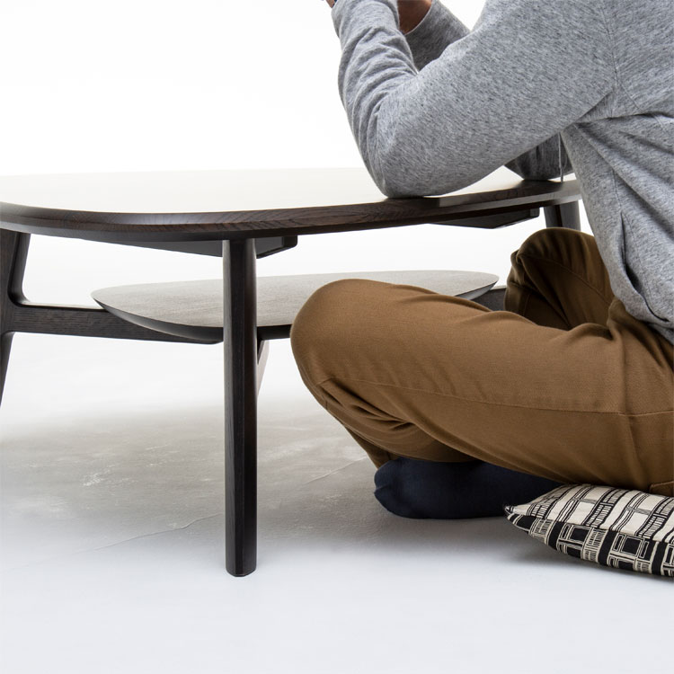 CONS】カリモク家具 ローテーブル クラシック ろくろ脚 CONS】カリモク