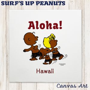 モニホノルルの日焼けスヌーピーキャンバスアート SNOOPY（スヌーピー