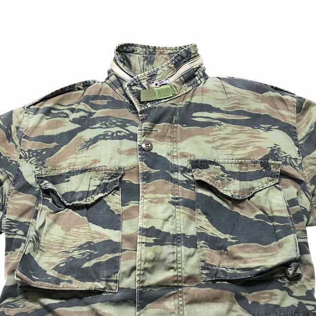 US ARMY M-65 FIELD JACKET 「タイガーストライプ、アルミジッパー