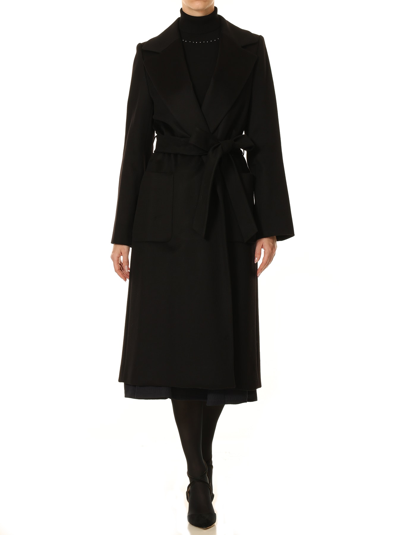 ピュアカシミヤベルテッドロングコート: AVENIRETOILE公式通販｜m-i-d