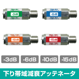 上り帯域減衰ブロックアッテネーター -6dB: |e431（いいしざい