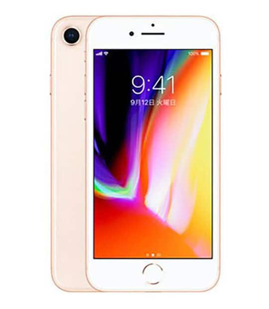 au iphone8 256GB SIMロック解除 ゴールド