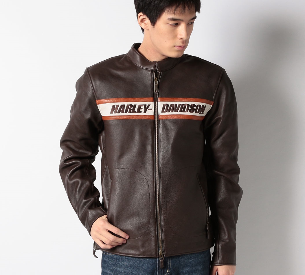 HARLEY DAVIDSON 本革レザー ライダースジャケット