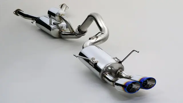 GANADOR Ultimate Power Tune Double Round Muffler for Landcruiser