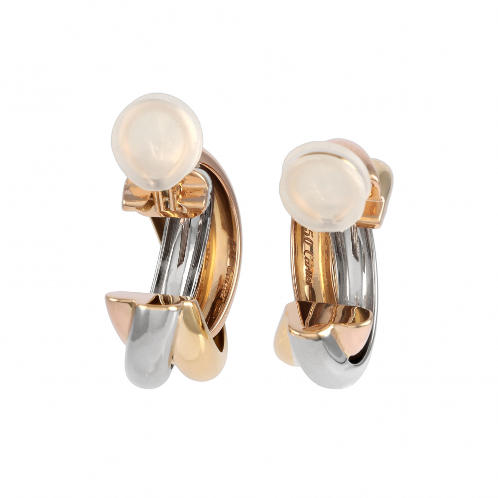 中古] カルティエ トリニティ B80083231 イヤリング J354833