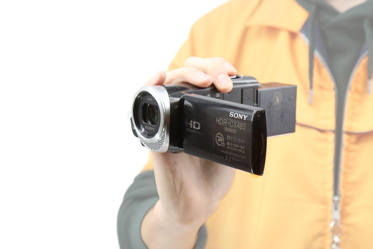 SONY HDR-CX485 バッテリ良好 望遠,広角レンズ付き ビデオカメラ SONY