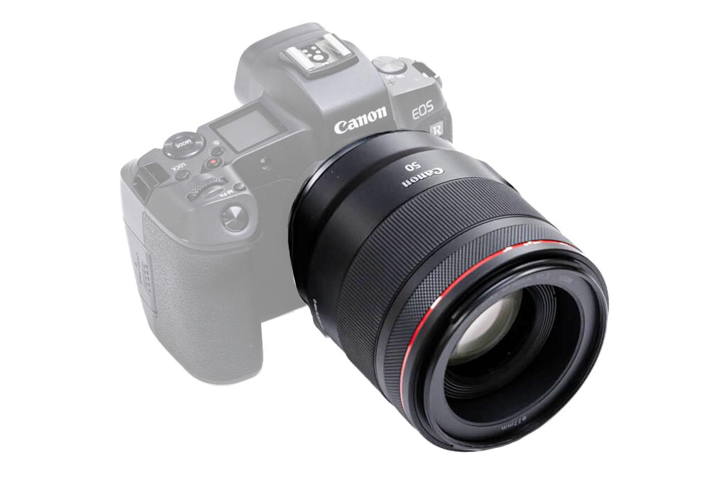 Canon RF50mm F1.2 単焦点レンズ レンズフード付き