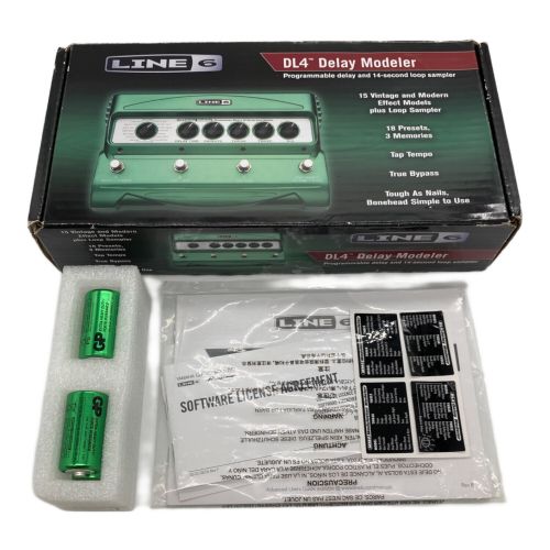 LINE 6 DL4 Delay Modeler 中古美品 変換プラグ付き LINE 6 DL4 Delay
