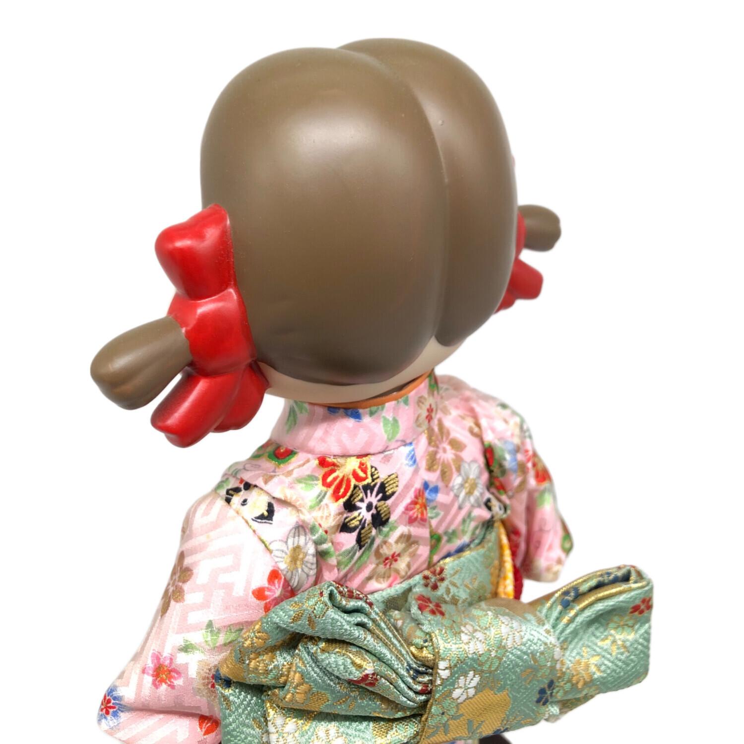 晴れ着ペコちゃん 50周年記念 曙 茜 2体セット ◇ 不二家 晴れ着ペコ