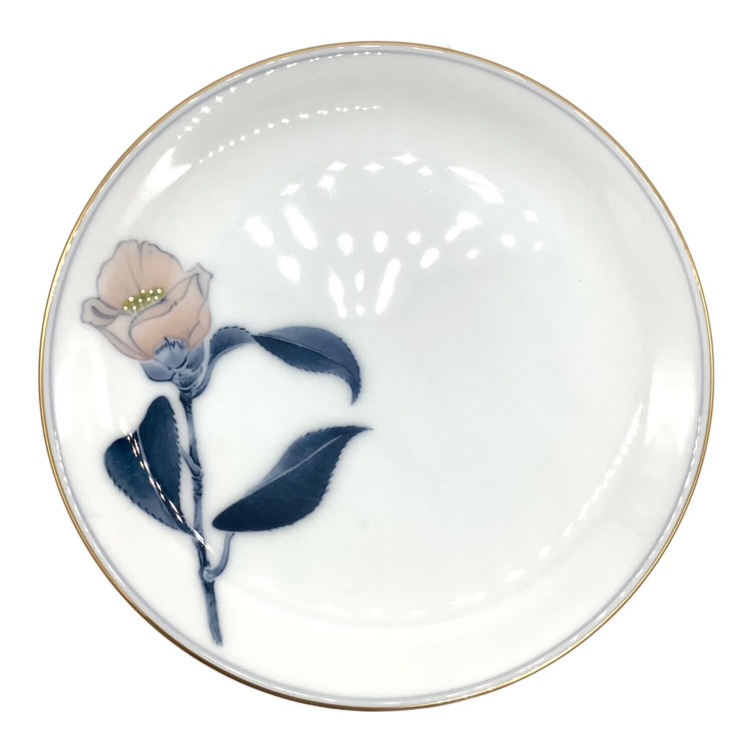 大倉陶園 (オオクラトウエン) プレートセット 椿 百木春夫デザイン