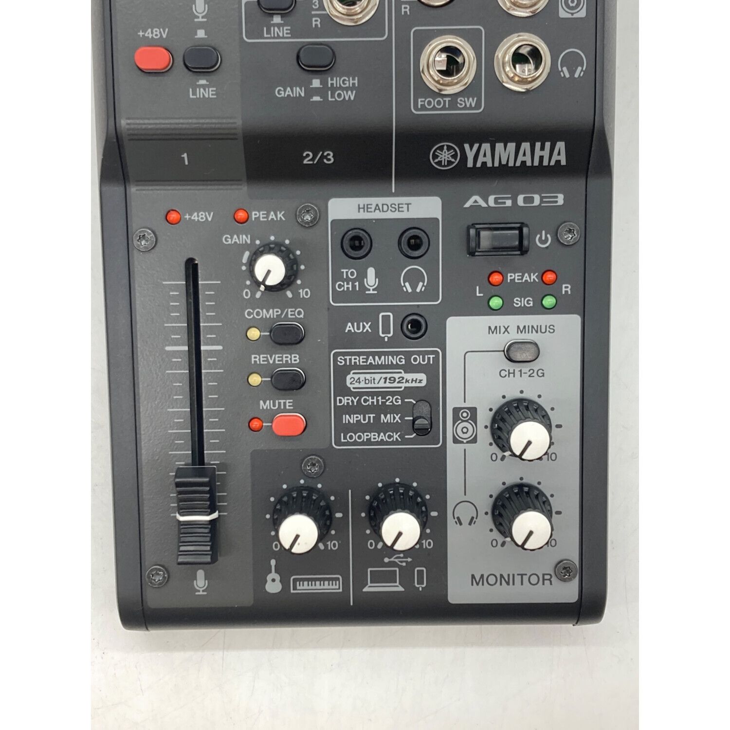 送料込み/匿名配送】YAMAHA AG03 MK2 ブラック YAMAHA（ヤマハ） AG03