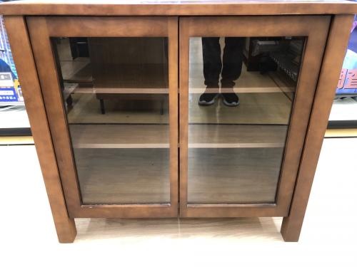 無印良品 (ムジルシリョウヒン) キャビネット ブラウン 213 2枚扉