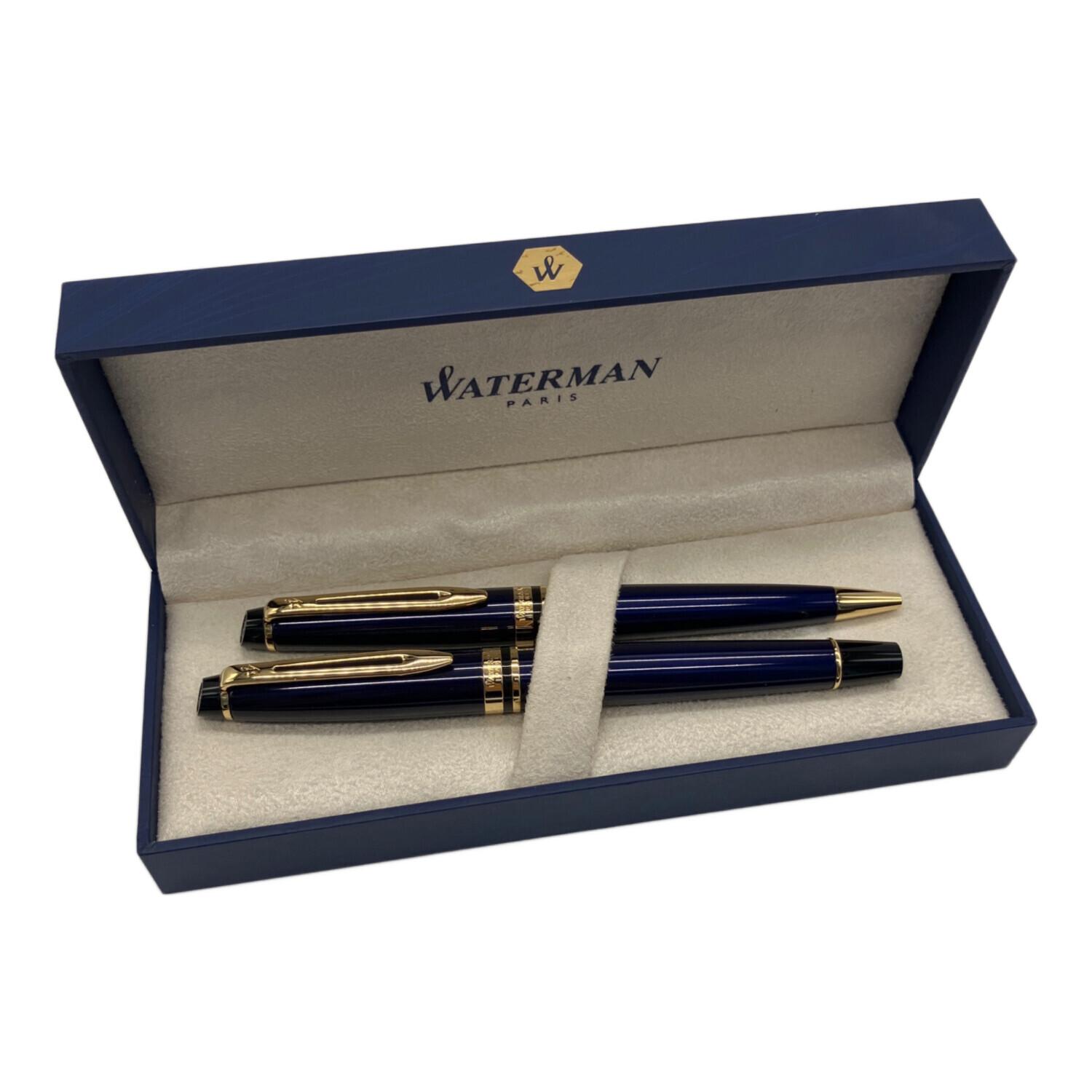 WATERMAN 万年筆 ボールペン セット エクセプションスリム k18 美品