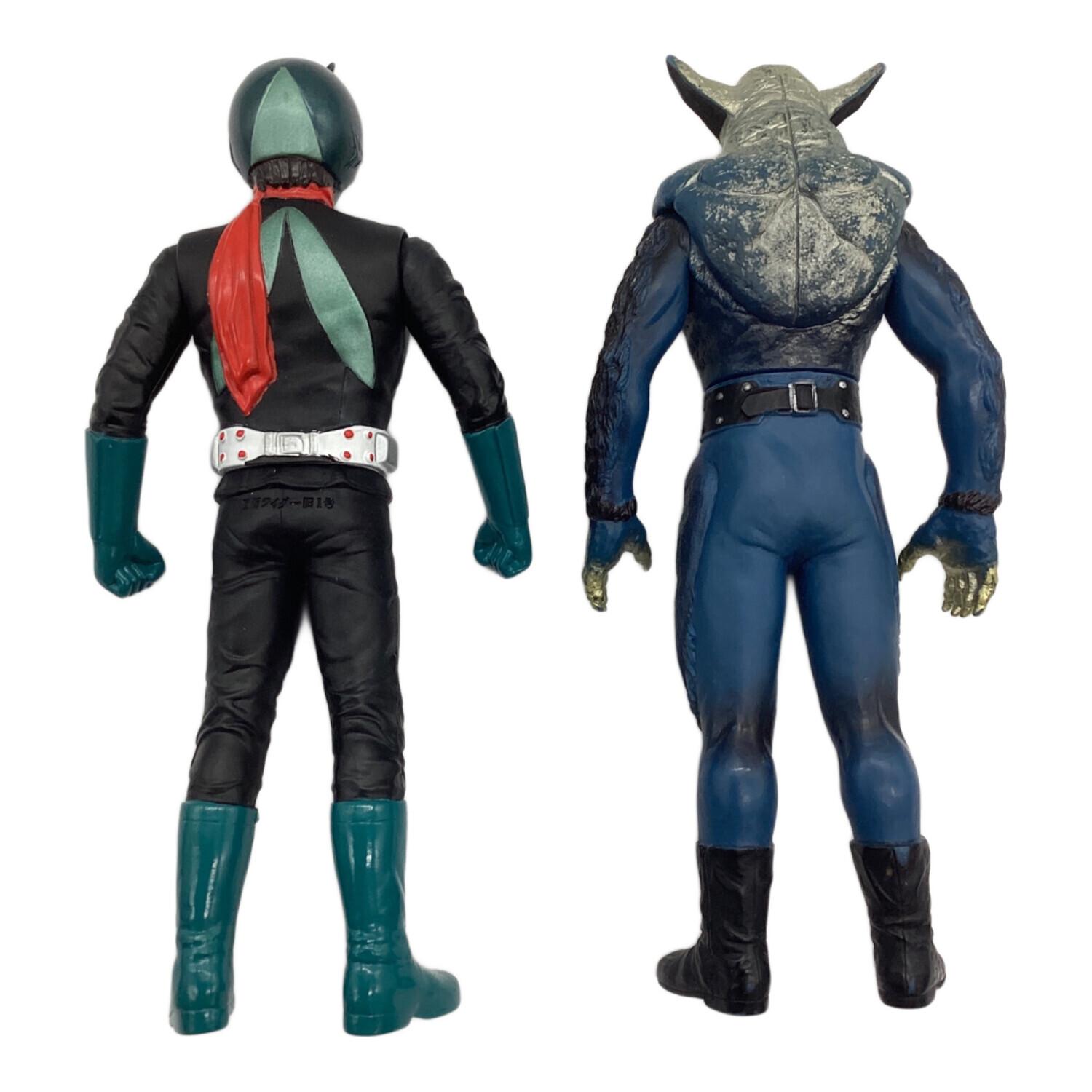 仮面ライダー 狼男 オオカミ男 旧バンダイ ミニソフビ ポピー ※下半分