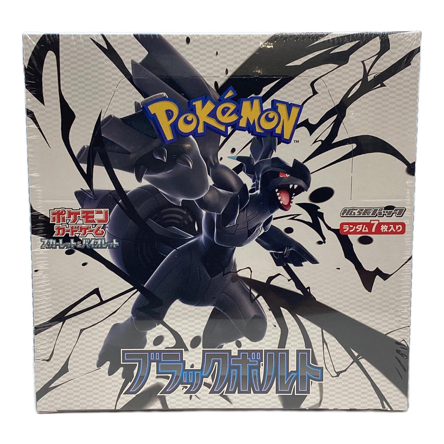 ポケモンカード ブラックボルト 6BOX シュリンク付き 切り込み 新品未