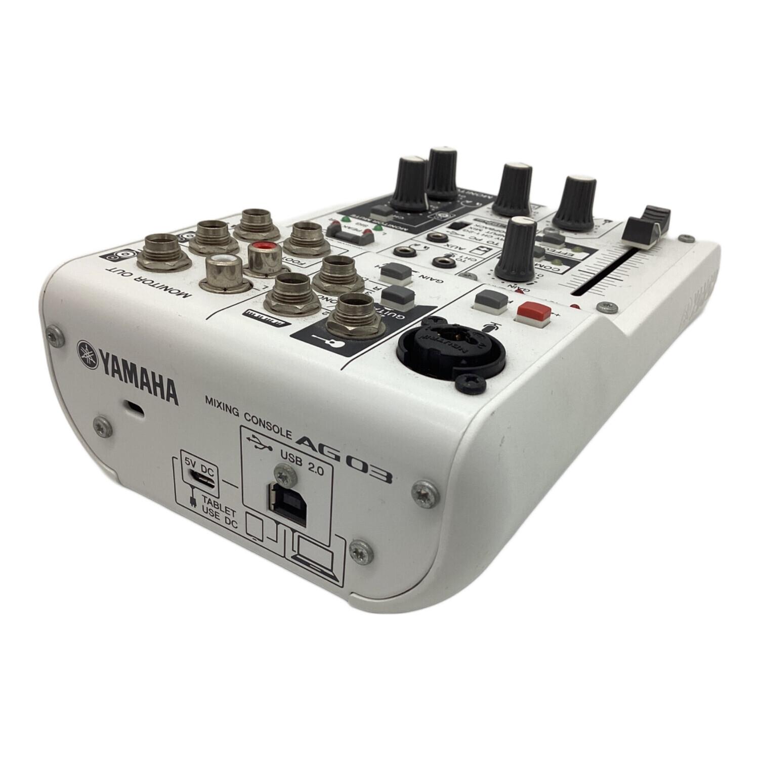 箱無し】Yamaha AG03 ライブストリーミングミキサー ライブ配信