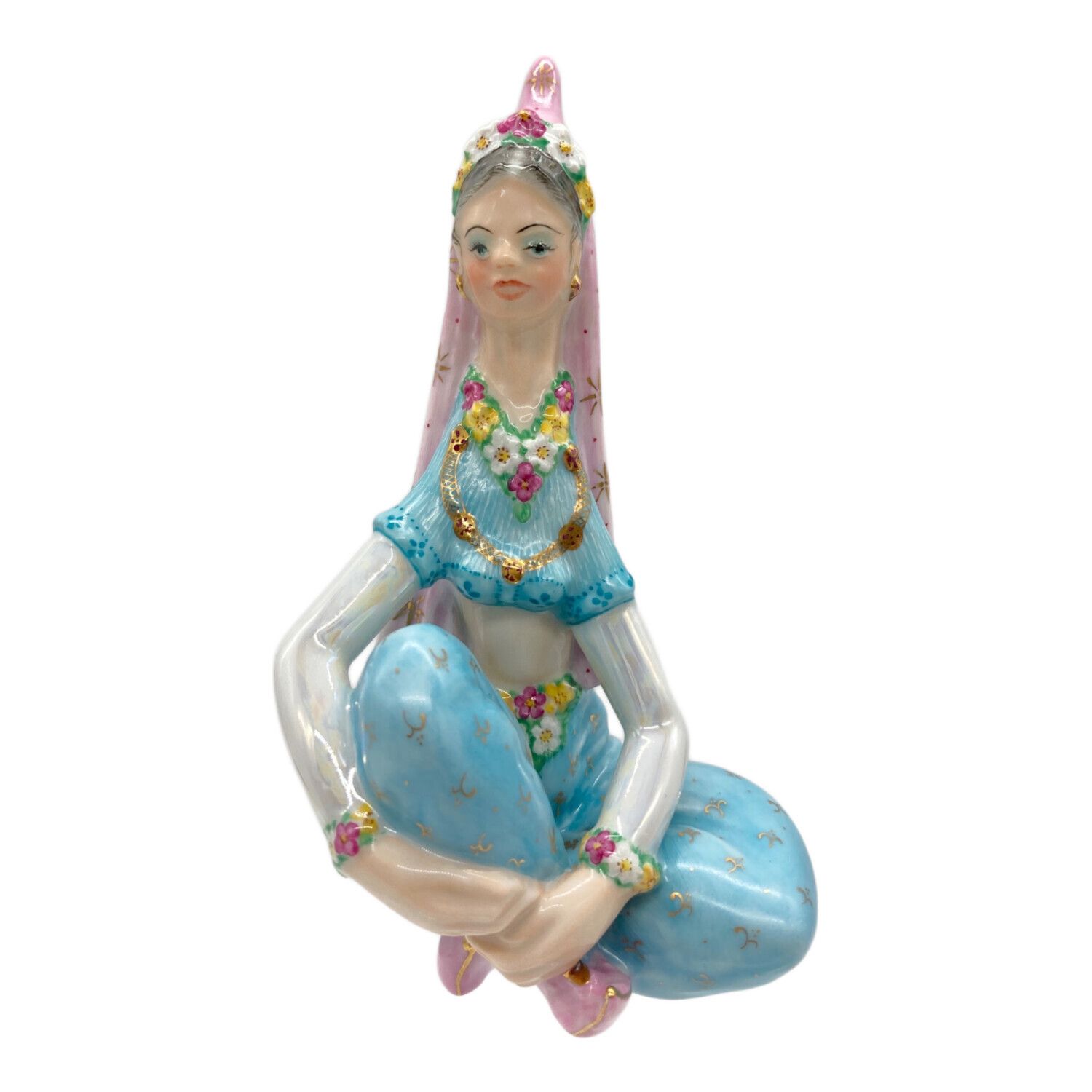 希少）ヘレンド「お酒を楽しむ」注ぐ人ペルシアンフィギュリン