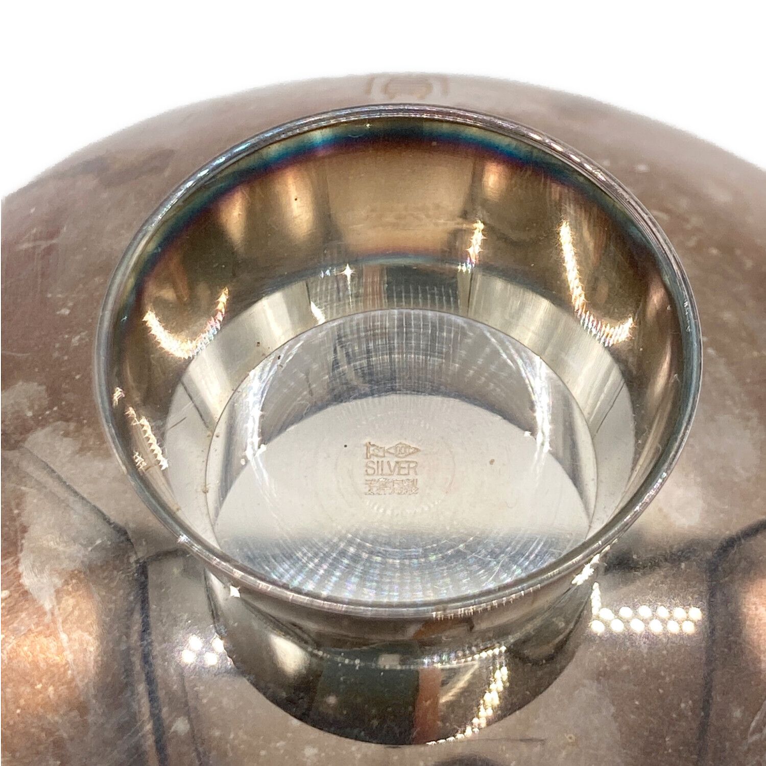 銀杯 消防庁 SILVER コレクション 希少品純銀 銀杯 消防庁長官賞 約67g 酒