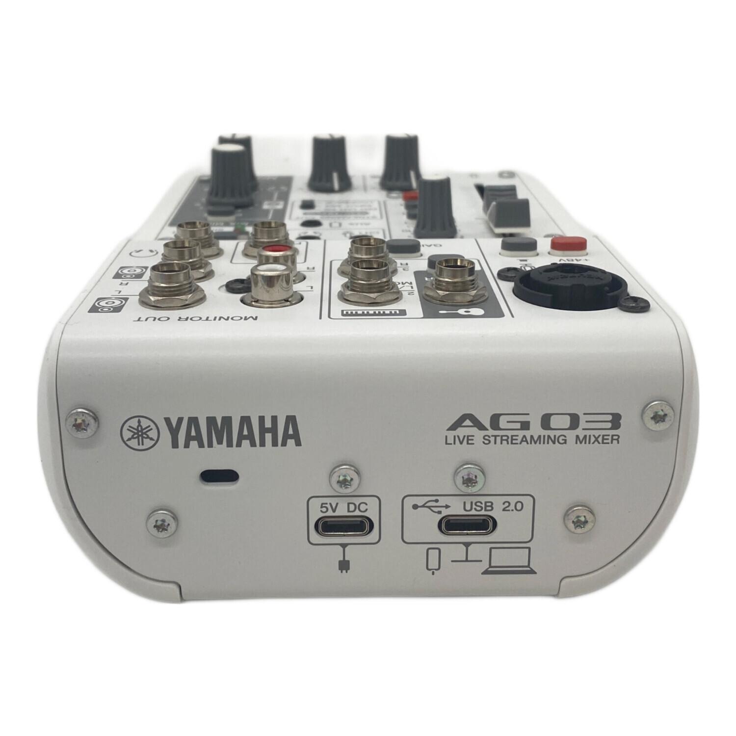 た*す様 【美品】YAMAHA AG03 MK2 オーディオインターフェイス YAMAHA