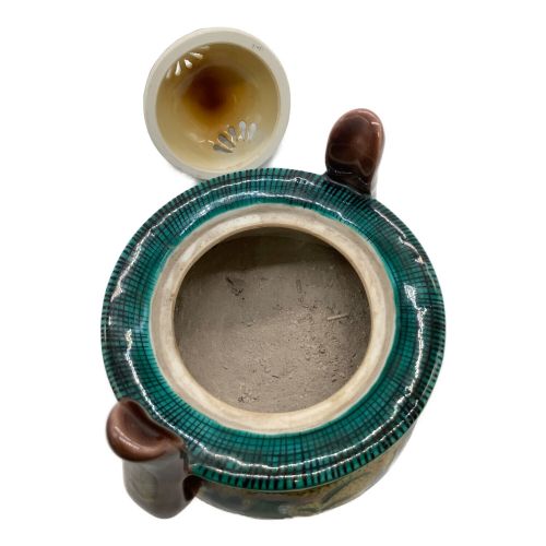 香炉 九谷焼 獅子 摘三足香炉 青手九谷 灰入り｜トレファクONLINE