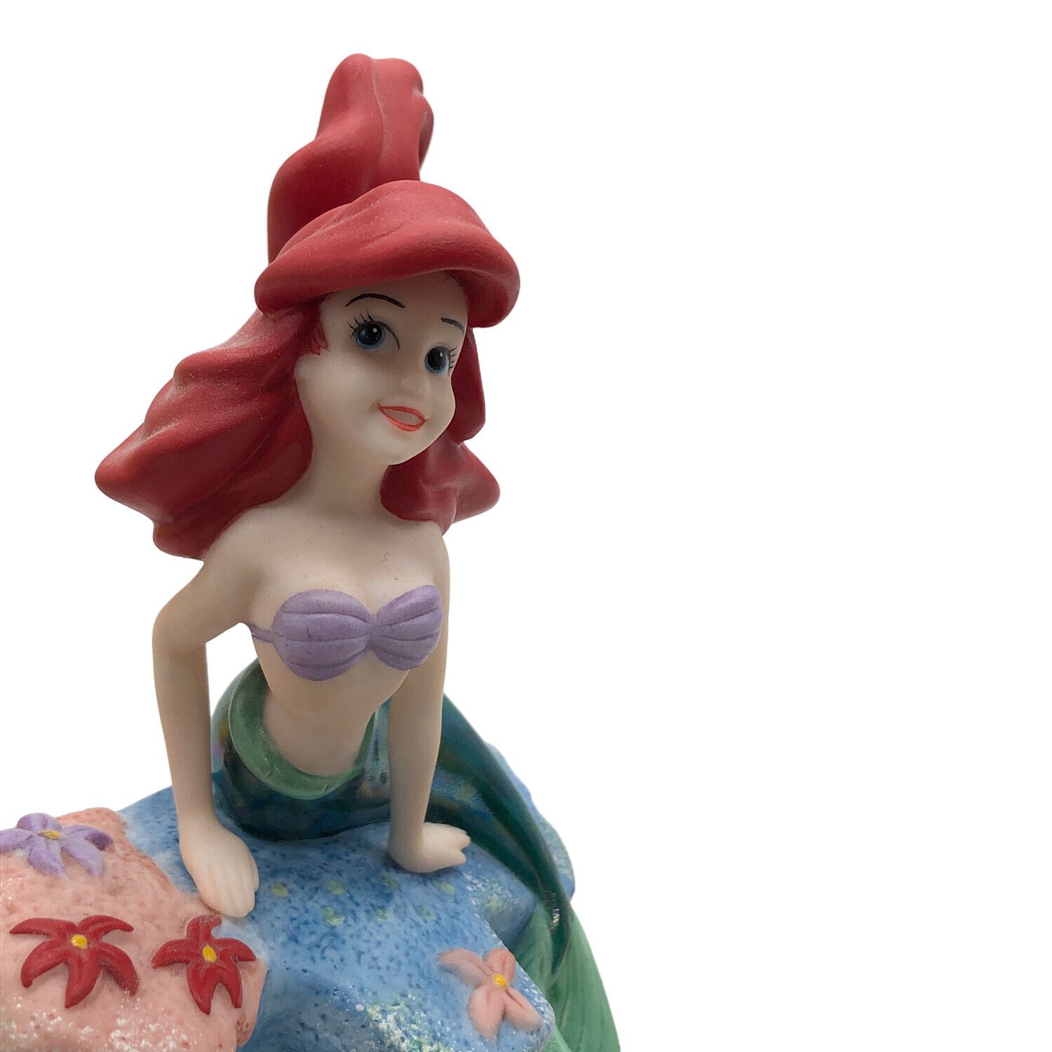 アリエル 人魚の陶器フィギュア 約19cm アリエル人魚の陶器フィギュア