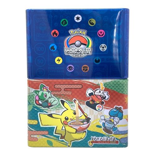ポケモンWCS2023横浜 記念デッキ「ピカチュウ」 ローダー付属の未開封