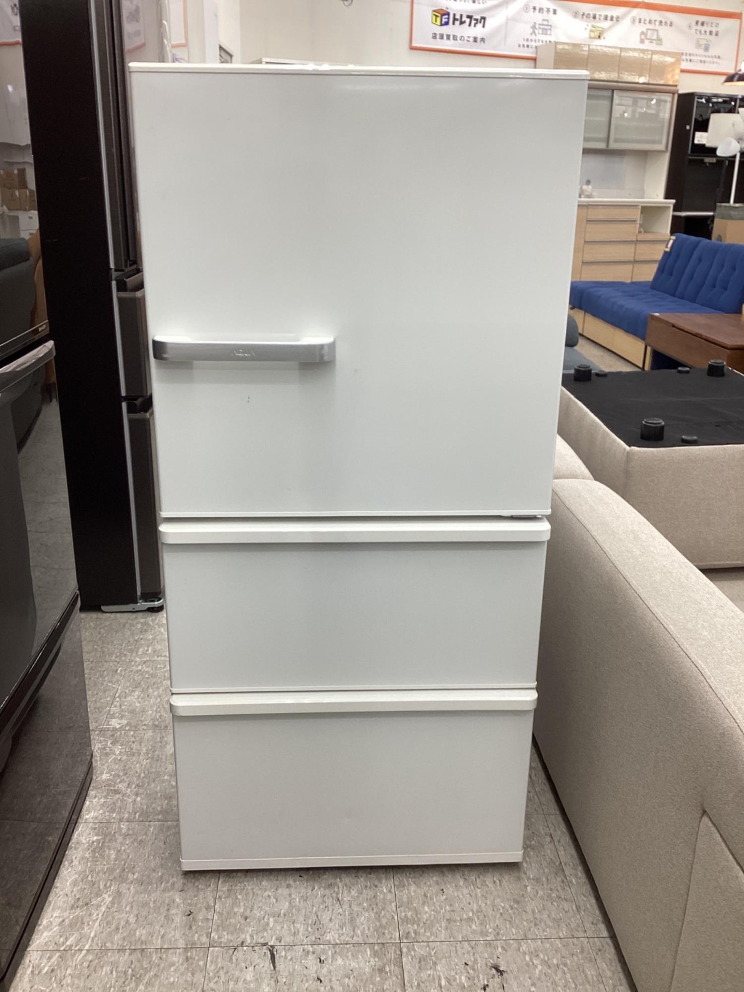 高年式!2021年製!AQUA/アクア 3ドア冷凍冷蔵庫 238L 自動製氷 AQR