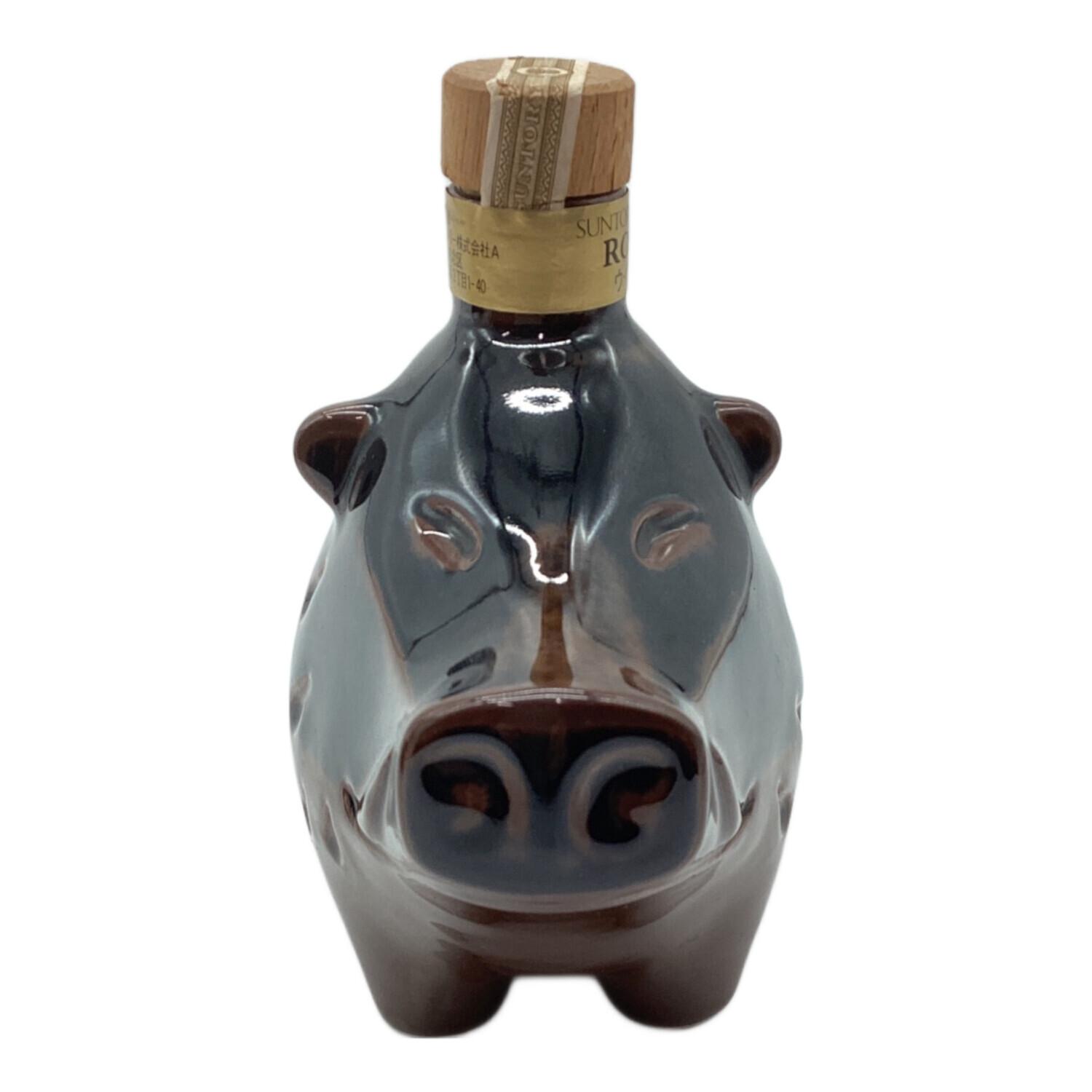 サントリー ローヤル ウィスキー 600ml 未開封 陶器干支ボトル 亥