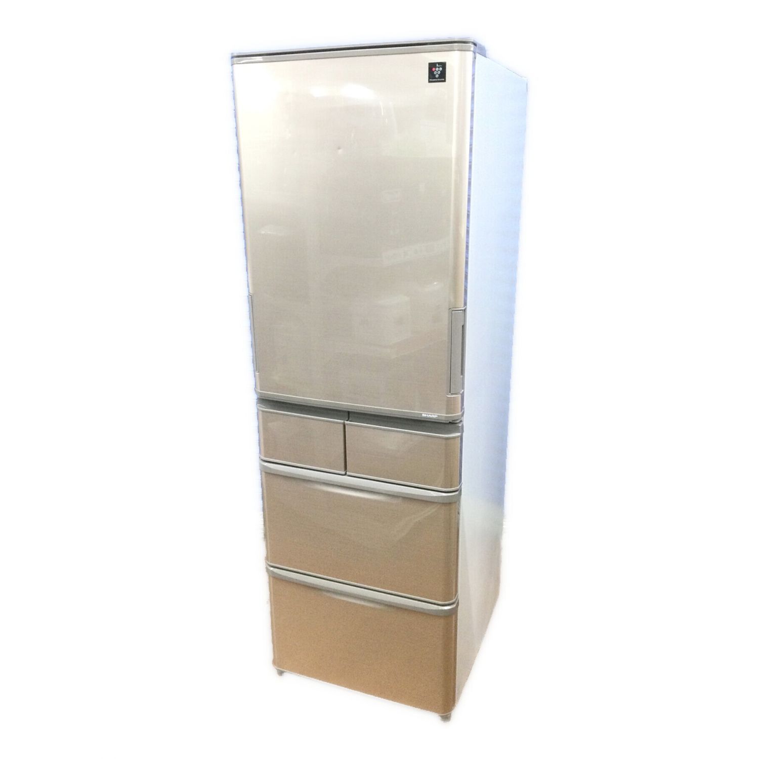 SHARP シャープ 412L ノンフロン冷凍 冷蔵庫 両開き SJ-GW41F