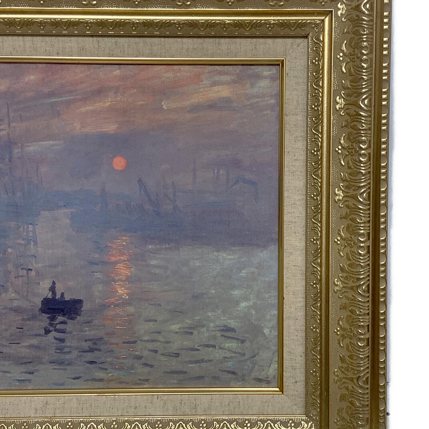 クロード・モネ 「印象・日の出」 プリハード複製画｜トレファクONLINE