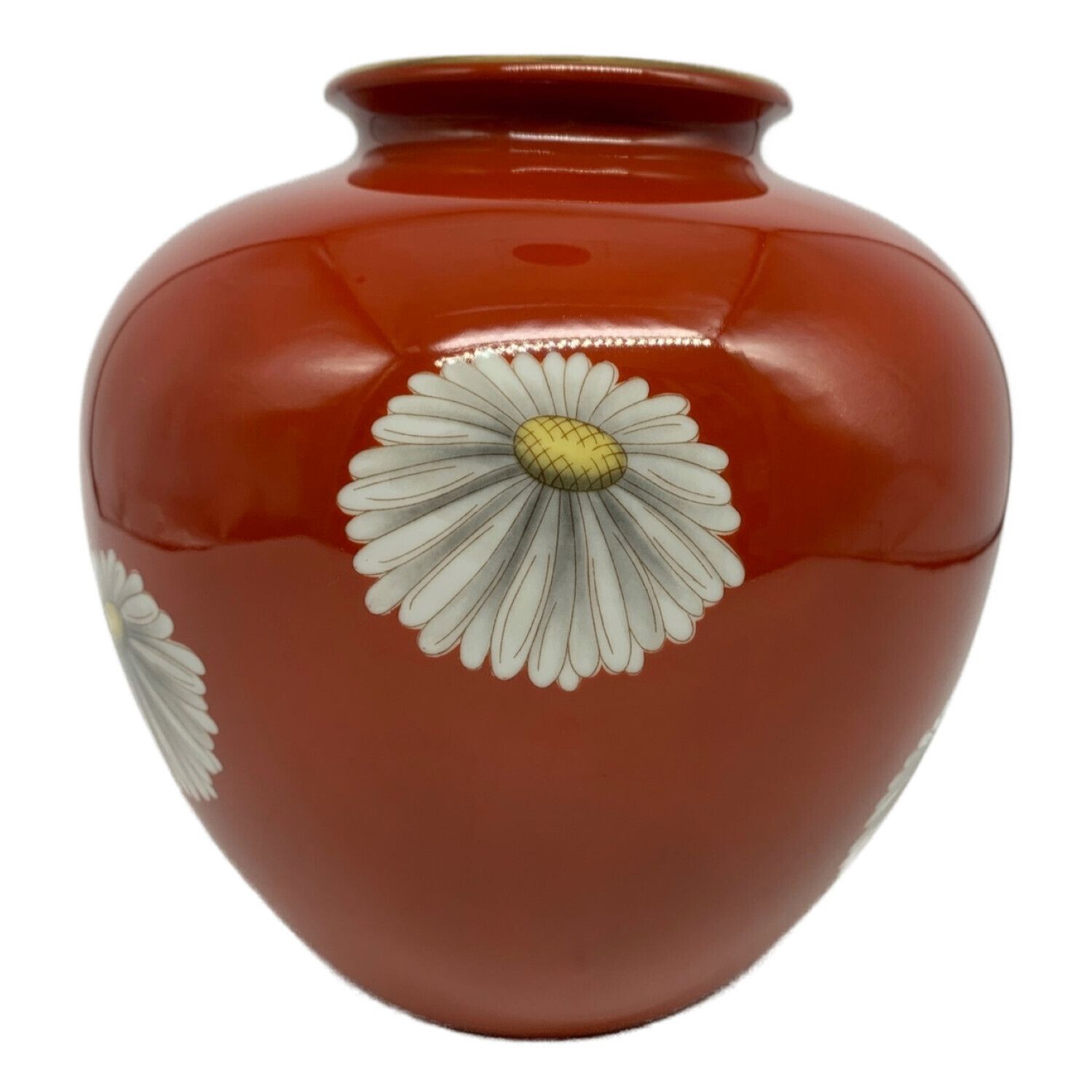 希少】オールドニッポン 緑地藤紋一陳盛り花瓶 アールヌーボー様式