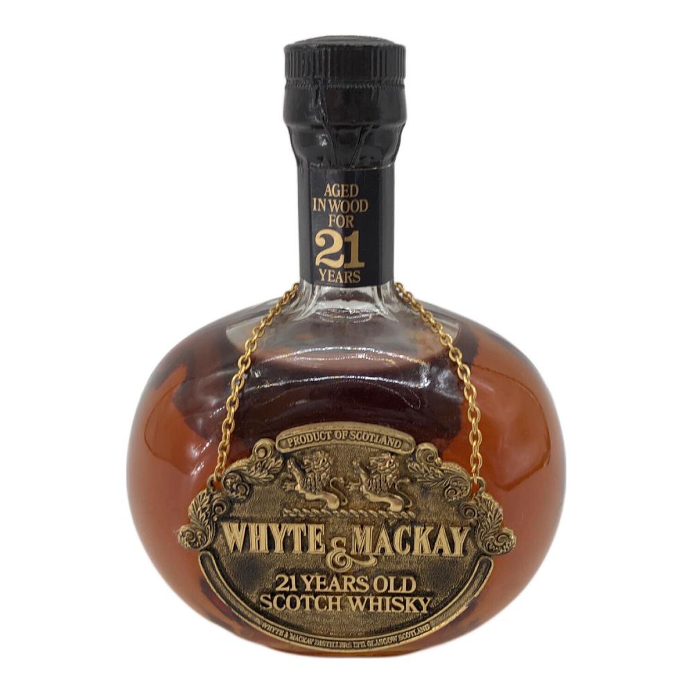 未開栓】WHYTE＆MACKAY ホワイト＆マッカイ 21年 43％ 750ml 箱付き