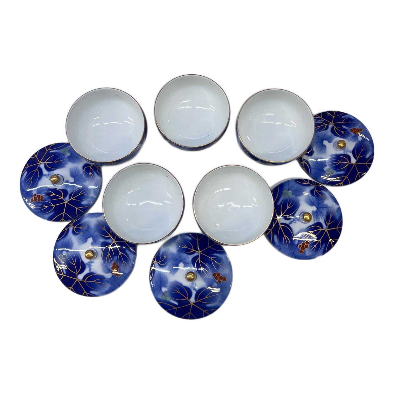 深川製磁 (フカガワセイジ) 蓋付き湯呑みセット 5Pセット｜トレファク