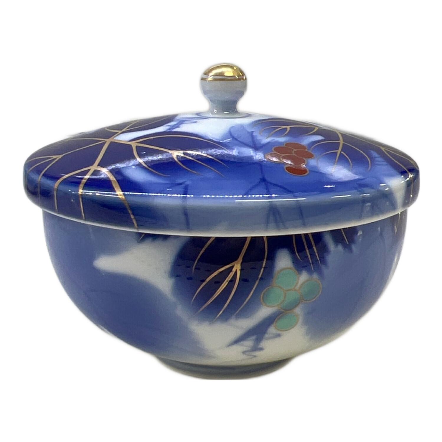 1524 染付青花 湯冷し1 蓋置1 湯呑1 【公式通販】