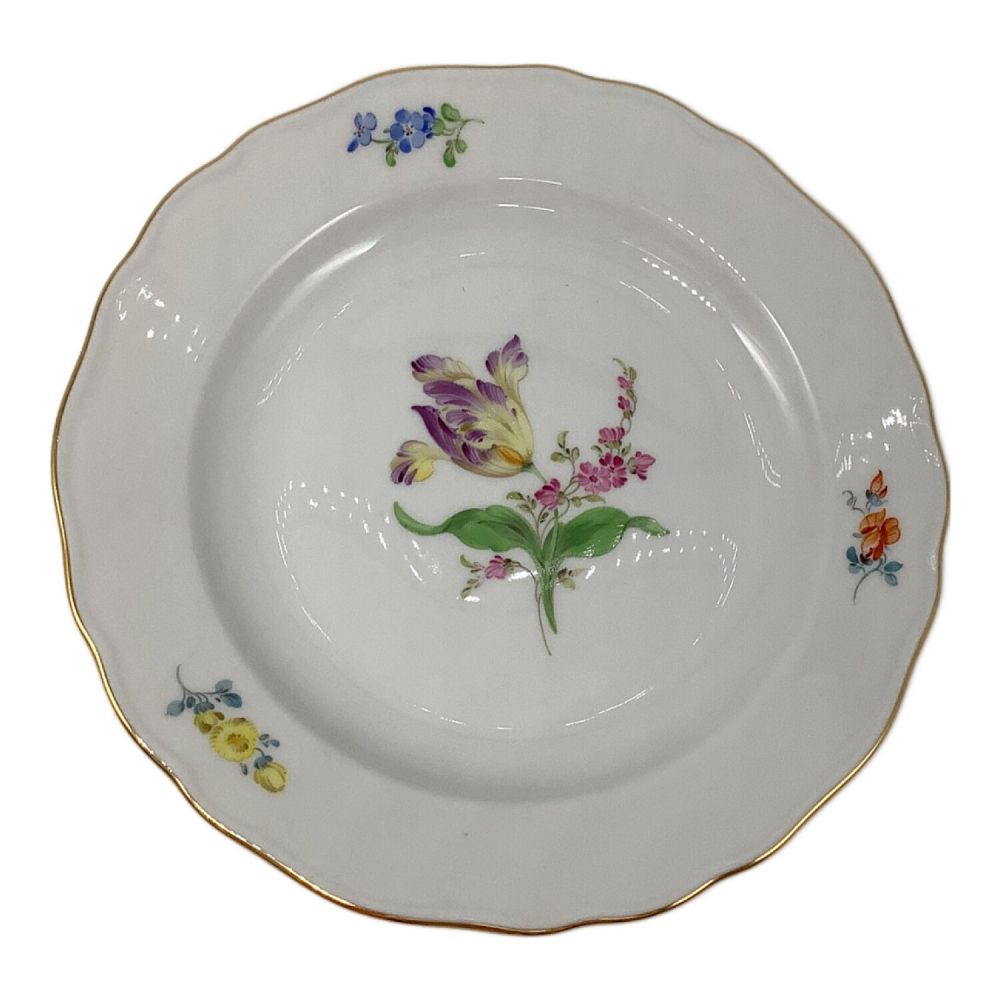 Meissen (マイセン) プレート 18cm 三つ花 チューリップ ベーシック