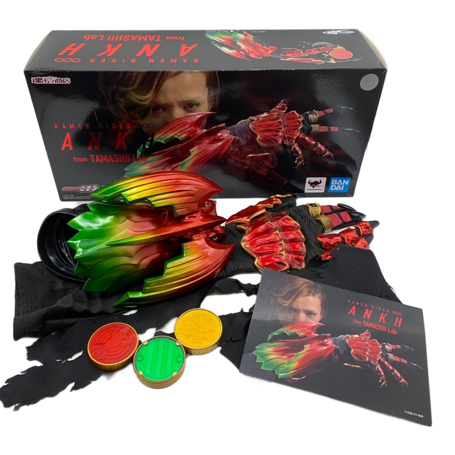 プレミアムバンダイ 仮面ライダーオーズ 1/1 アンク TAMASHII Lab