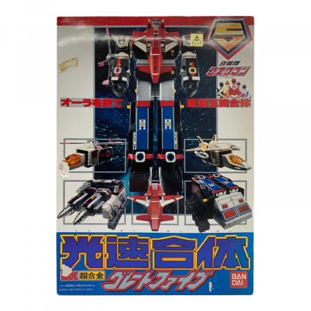 レア1987年 DX超合金 光戦隊マスクマン 光速合体グレートファイブ