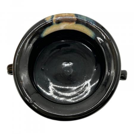 朝鮮唐津 (チョウセンガラツ) 耳付水指 祥豊刻印 如拙庵 木箱付