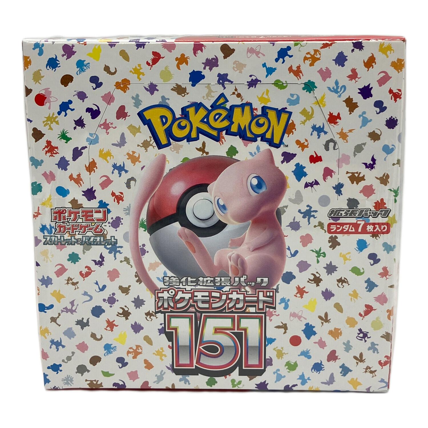 ポケモンカードゲーム 151 シュリンク付き 新品未開封 ポケモンカード