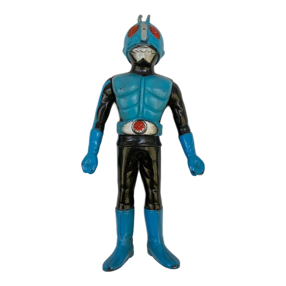 仮面ライダー ソフビ フィギュア 旧バンダイ 当時物 マフラー純正 仮面