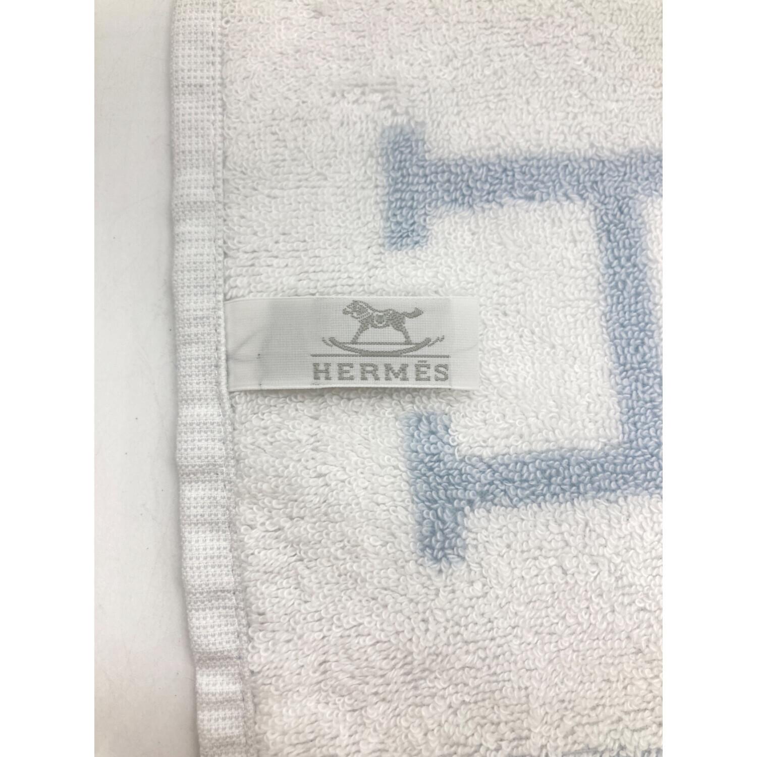 HERMES (エルメス) ハンドタオル ブルー｜トレファクONLINE