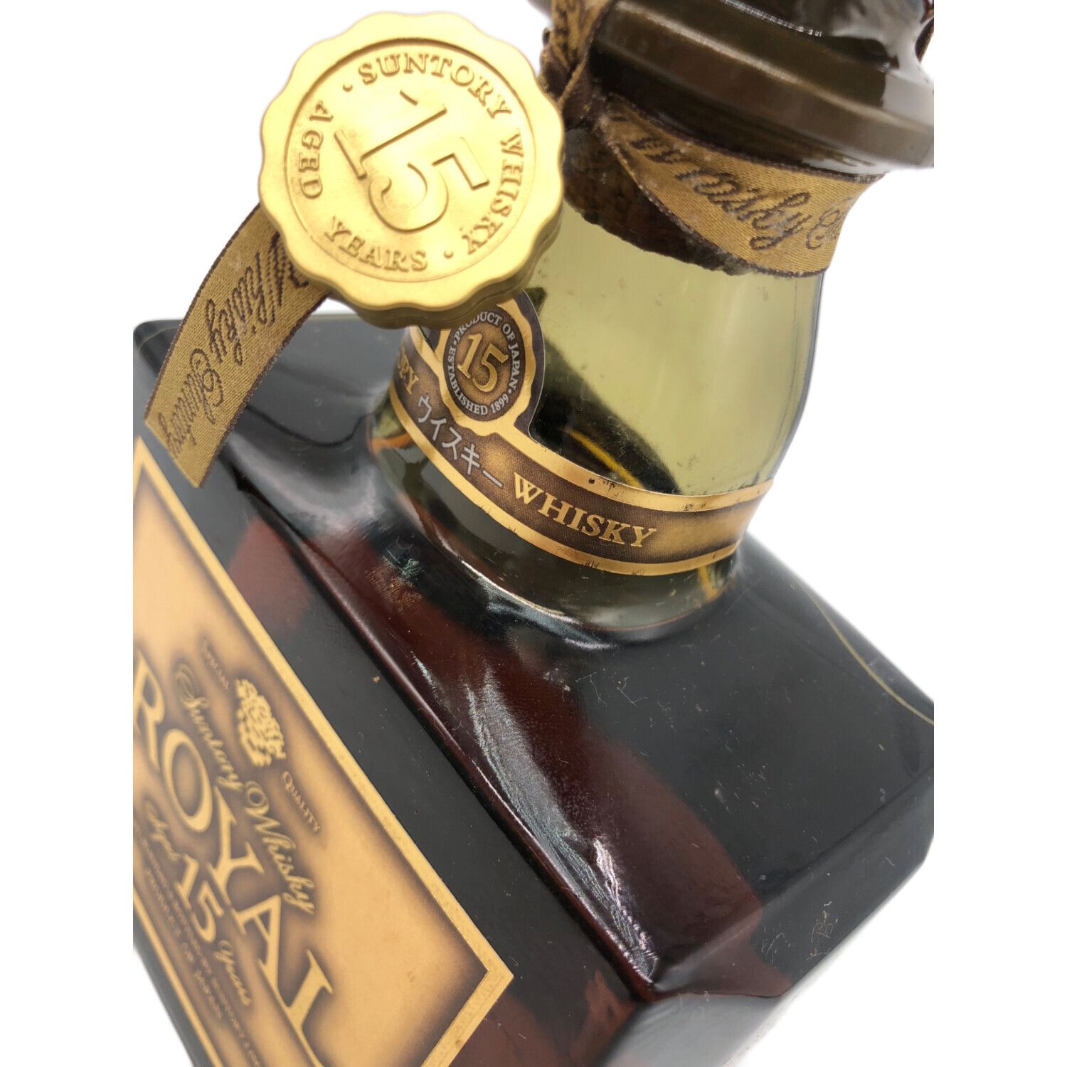 ウィスキー ローヤル15年 ゴールドラベル 750ml サントリー 未開封