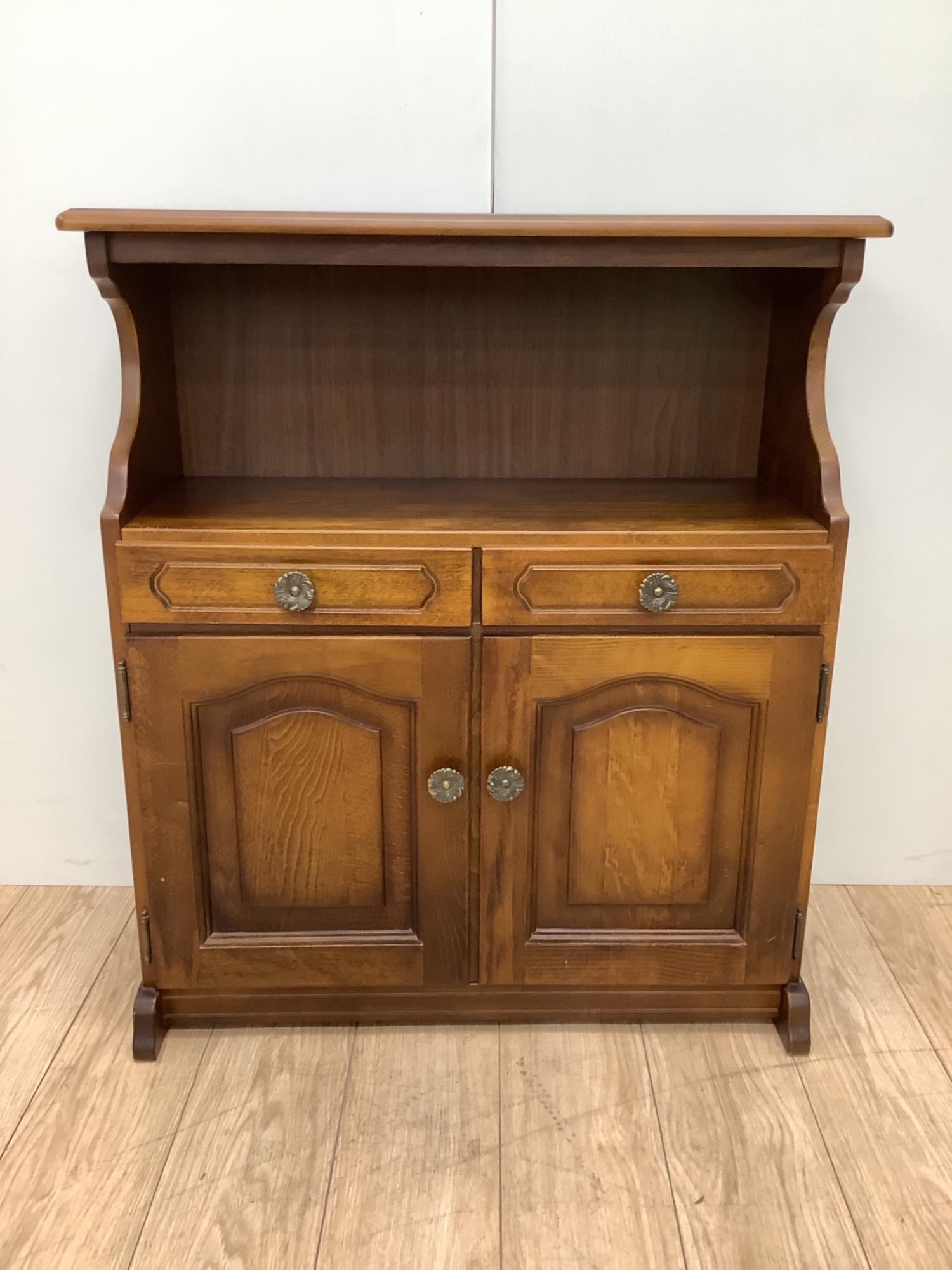 カリモク コロニアル 電話台 FAX台 飾り棚 花台 棚 ラック