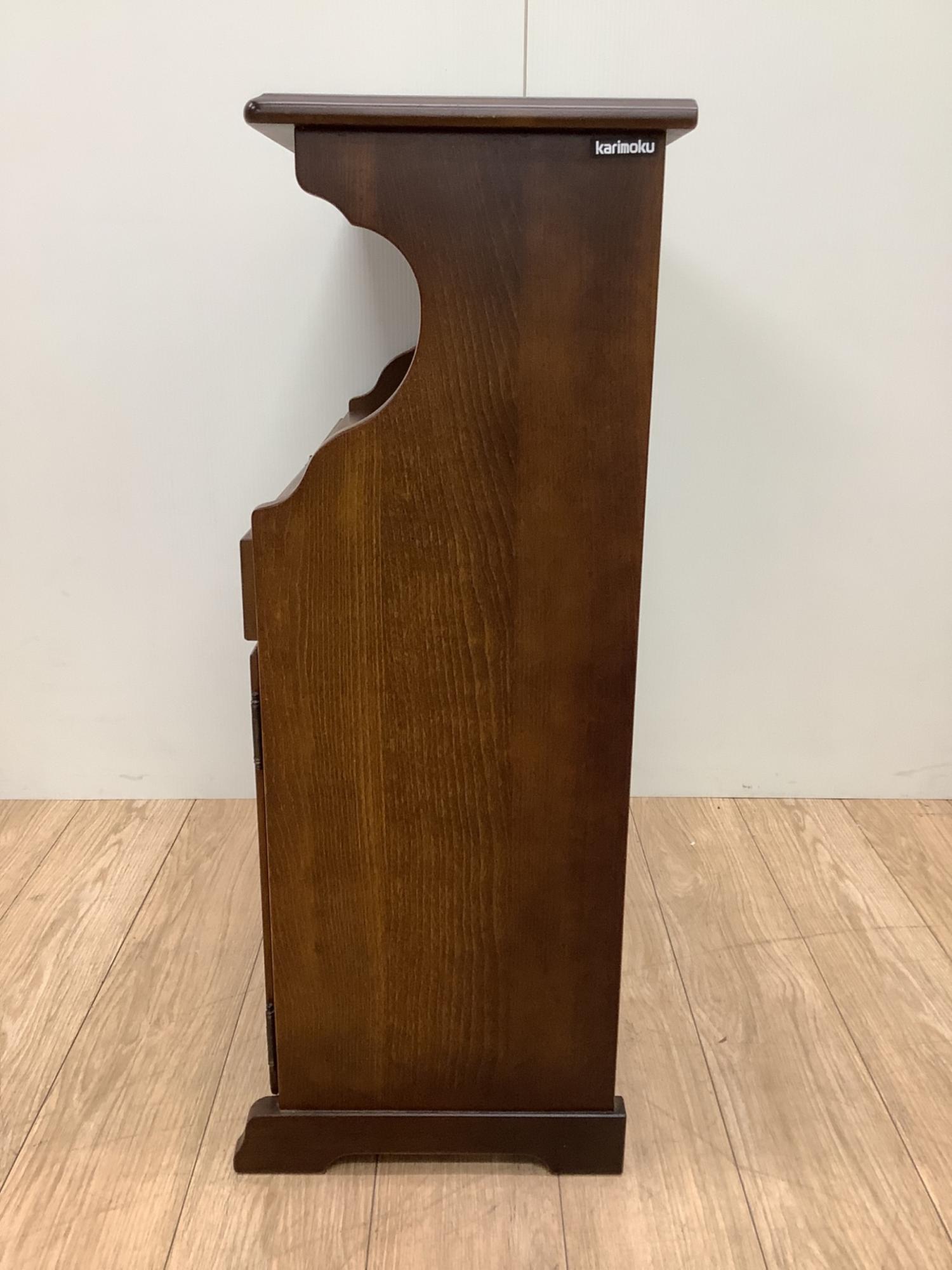 カリモク karimoku コロニアル 4段チェスト 電話台 スタンド IG