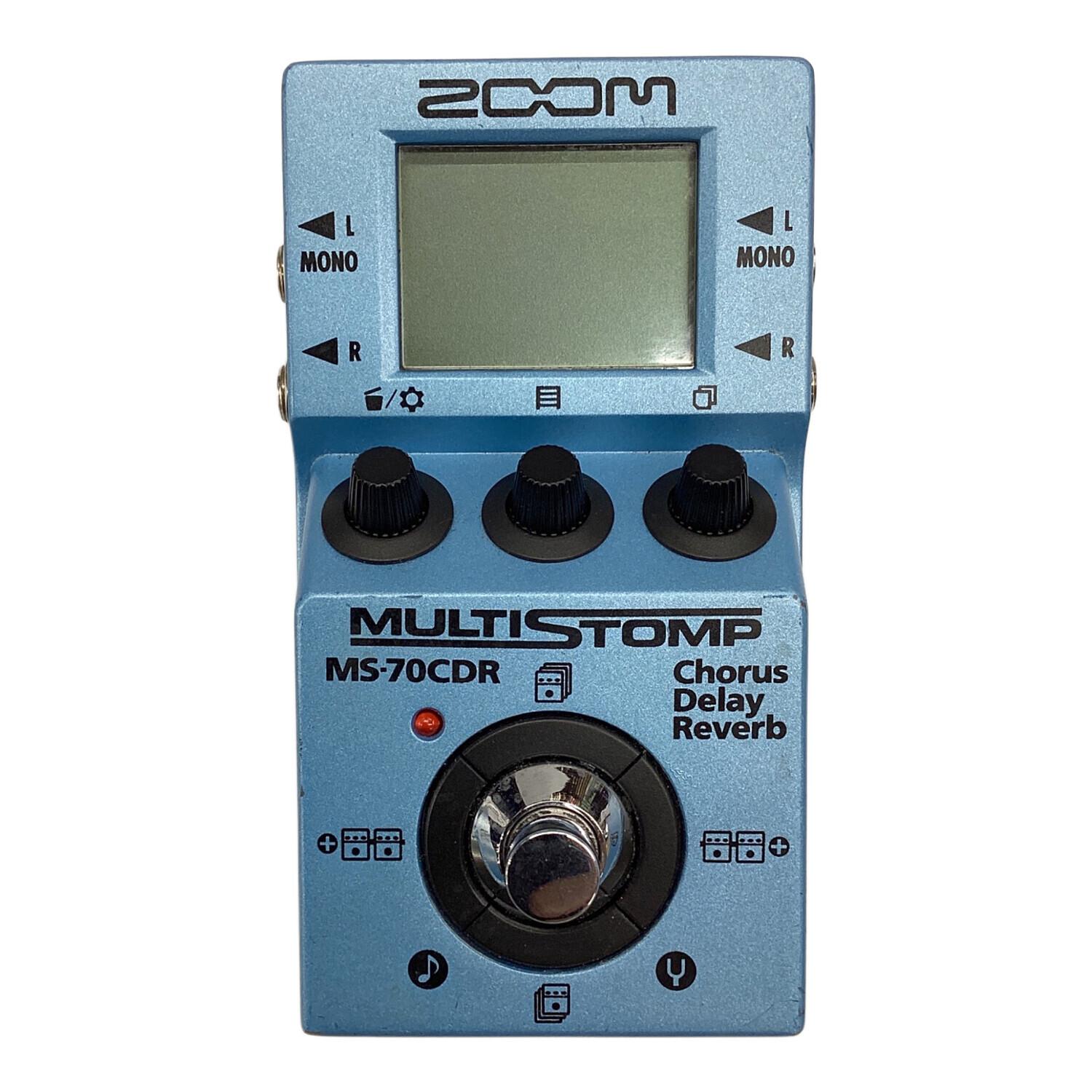 ZOOM (ズーム) マルチエフェクター MULTISTOMP MS-70CDR｜トレファクONLINE