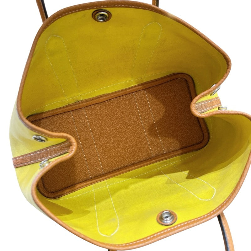 エルメス HERMES ガーデンパーティTPM X刻 イエローゴールド シルバー