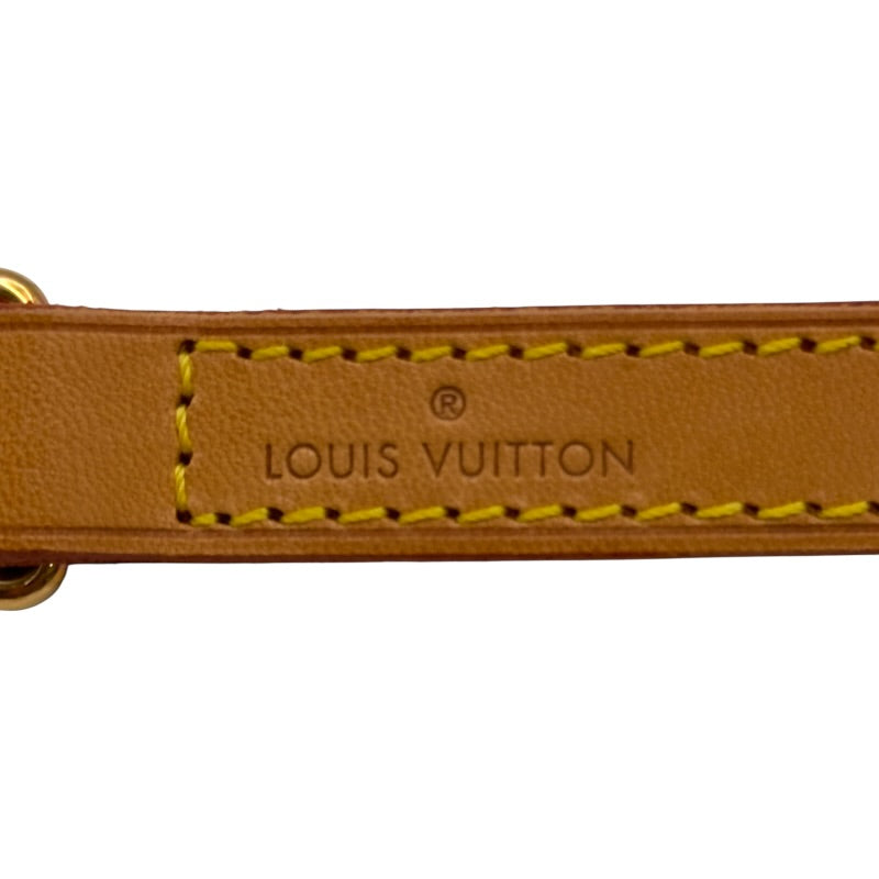 ルイ・ヴィトン LOUIS VUITTON ショルダーストラップ ベージュ レザー