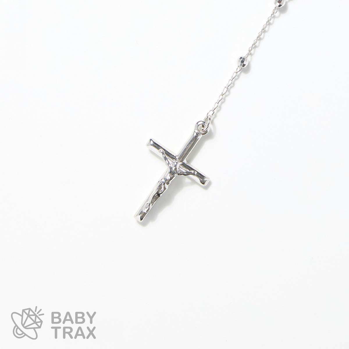 Baby Trax モアサナイトネックレス 5mm 46cm Baby Trax モアサナイト